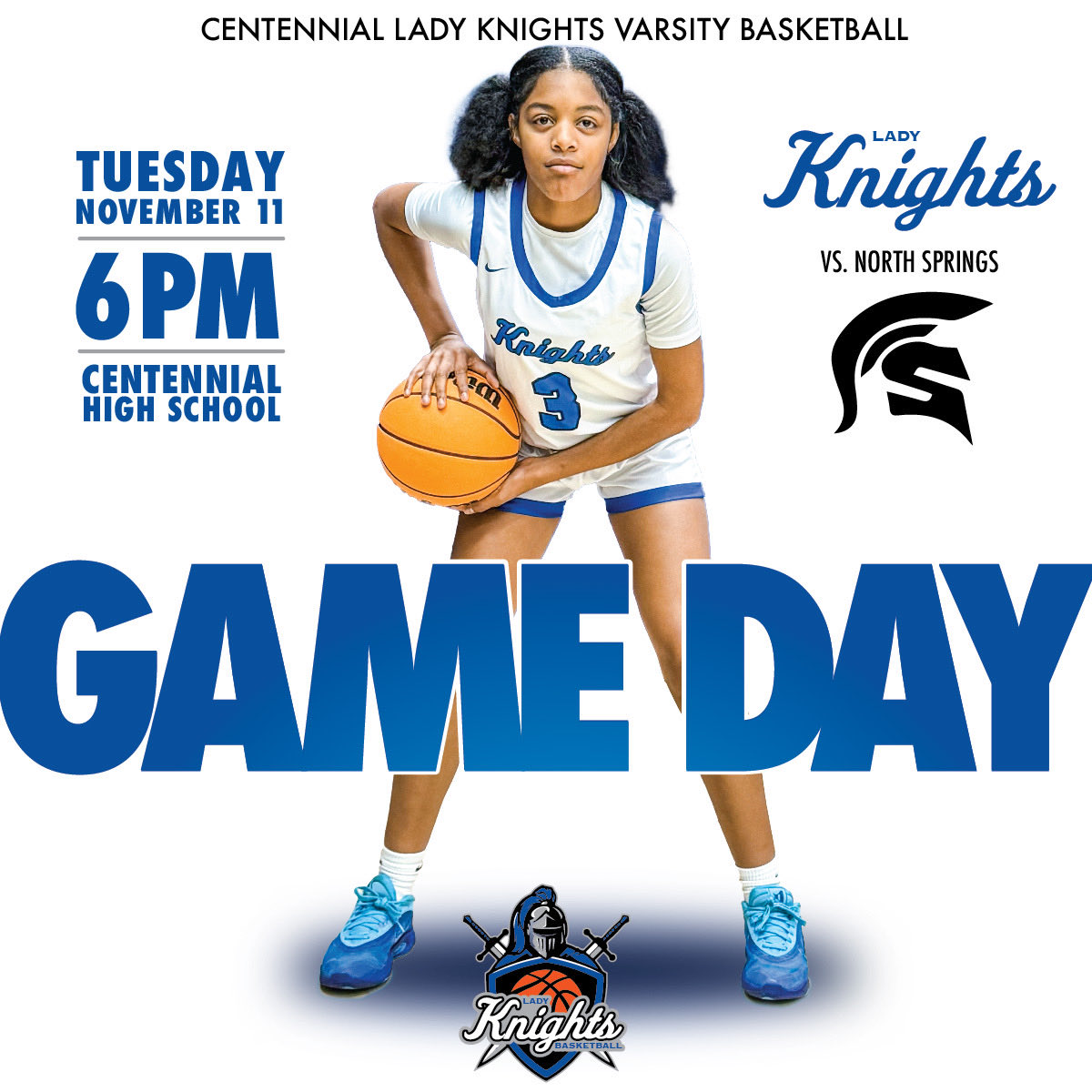 Game Day! 

🕰️ 6:00
📍 The Roundtable 
🆚 North Springs