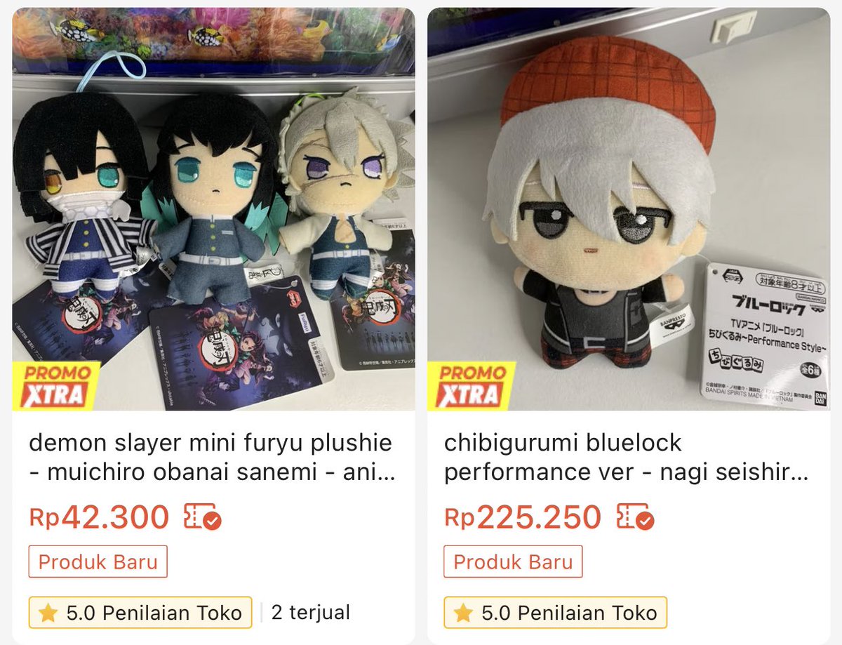 apploved's tweet image. wts want to sale demon slayer &amp;amp; bluelock plush
 
- avail: furyu obanai &amp;amp; chibigurumi performance nagi
- bisa nego
- ada voc potongan 15%

#warunganime #warungbllk #warungkny