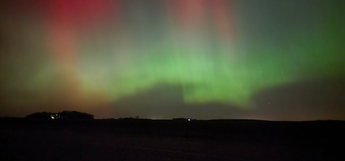 RepMueller's tweet image. I could do nothing but sit in the ground in awe of God. The northern lights were breathtaking.