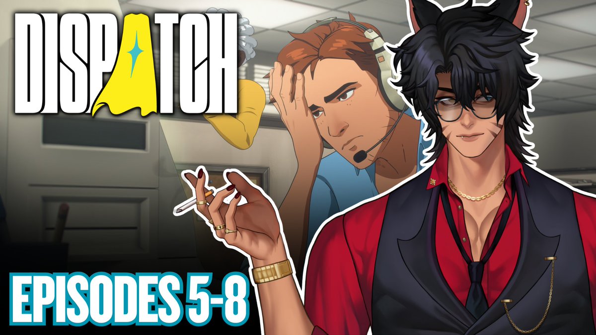 Taiga_Chama's tweet image. The amount of HR violations I&apos;ve suffered dealing with supervillains turned heroes...😔

We finish up Dispatch Episodes 5-8 on final release day!

⏰Nov 12: 1PM PST | 3PM CST | 4PM EST || Nov 13: 6AM JST

Waiting Room▶️youtube.com/live/GApP8LKRM…

#TaigaStreams