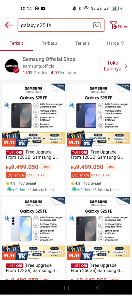manusiabi's tweet photo. @ShopeeID Aku mau banget experrience fitur Generative Edit #GalaxyS25  FE di Galaxy Creator Land  Surabaya https://t.co/RmOYQofkcm