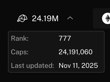 narcamoto's tweet photo. tl:dr they are a MegaETH maxi now

also in @capapp w/ 2m caps good for 3000th place...i put in $1k and am at 24m caps and 800th place

also mulling that decision given: https://t.co/uWi9u8AIBw https://t.co/uOdlmWtAnH