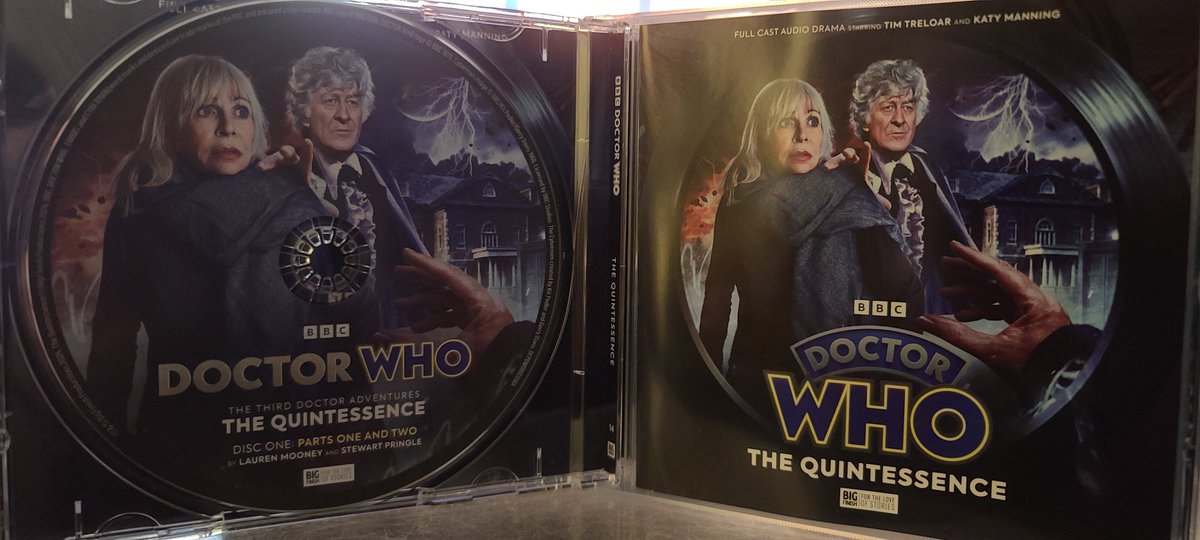 TheMetalWhovian's tweet photo. #NewProfilePic is my current #BigFinish listen, "The Third Doctor Adventures: The Quintessence" by Lauren Mooney & Stewart Pringle.
#DoctorWho #3rdDoctor #JoJones #PhysicalMedia https://t.co/Vy7qczdhL8