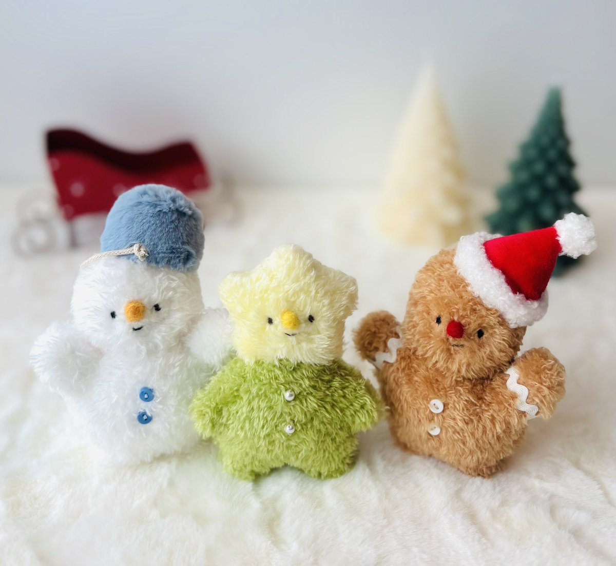 ホリデー気分の三銃士…⛄️🎄🍪