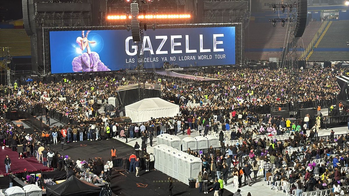 Esto es bellísimo:
"GAZELLE: Las Gacelas Ya No Lloran World Tour"

#LMYNLWorldTourQuito