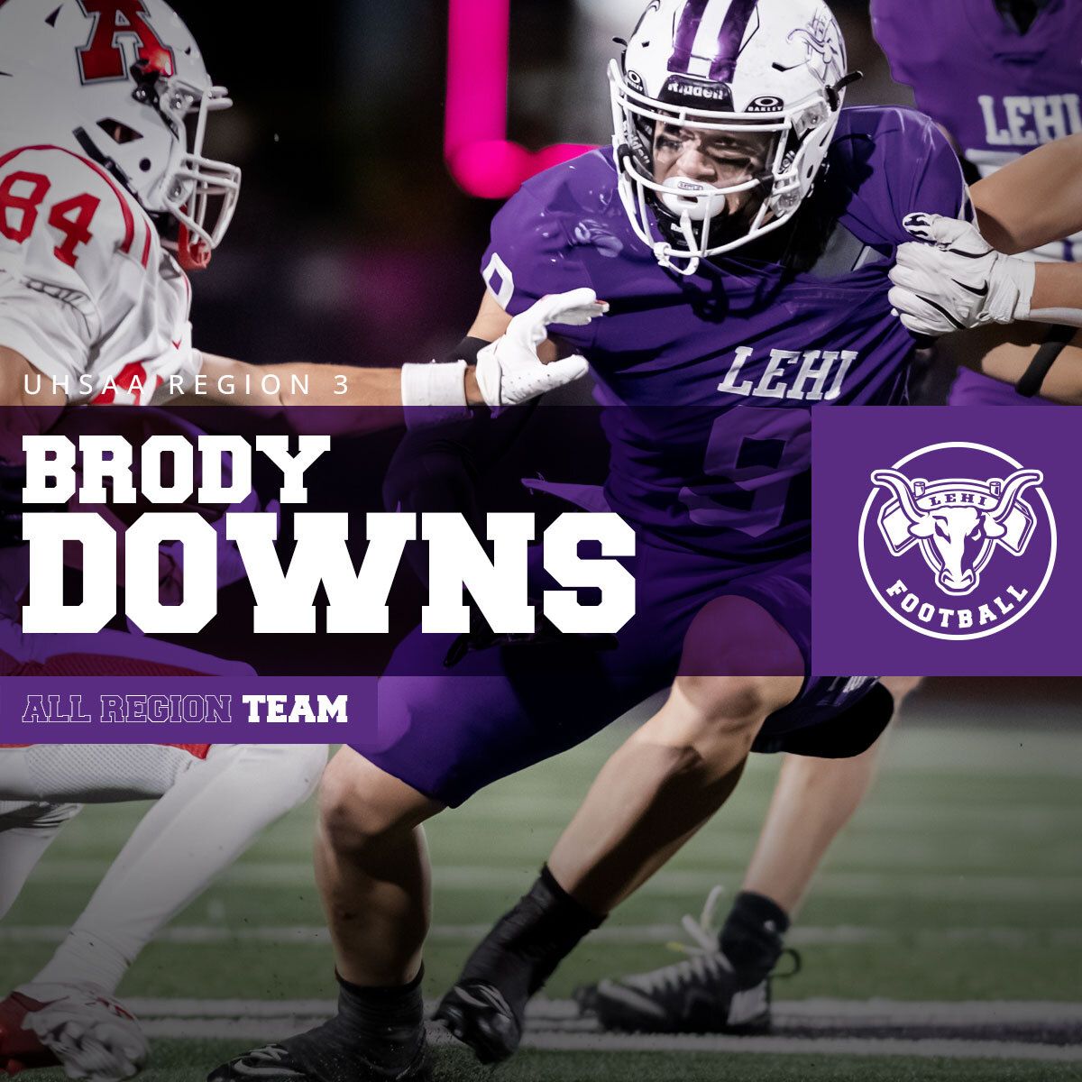 LehiFootball's tweet image. Congratulations to Lehi's members of the Region 3 All Region Team! 🏈 💜

Devaughn Eka
Matekitonga Havea
Bode Hammond
Briggs Love
PJ Takitaki
Brody Downs