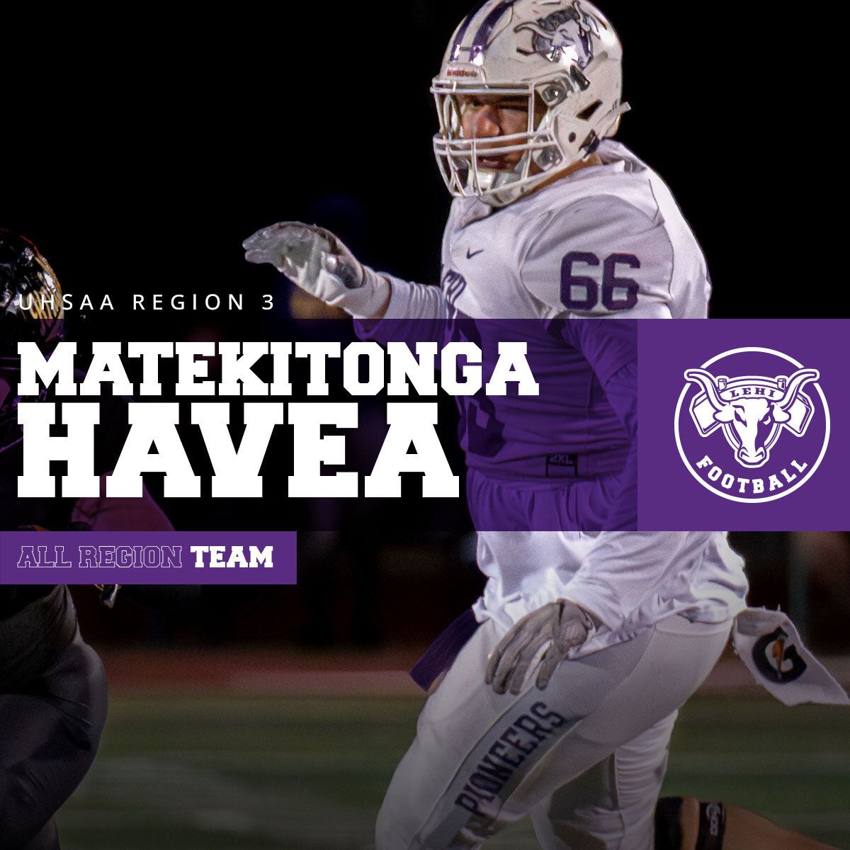 LehiFootball's tweet image. Congratulations to Lehi's members of the Region 3 All Region Team! 🏈 💜

Devaughn Eka
Matekitonga Havea
Bode Hammond
Briggs Love
PJ Takitaki
Brody Downs