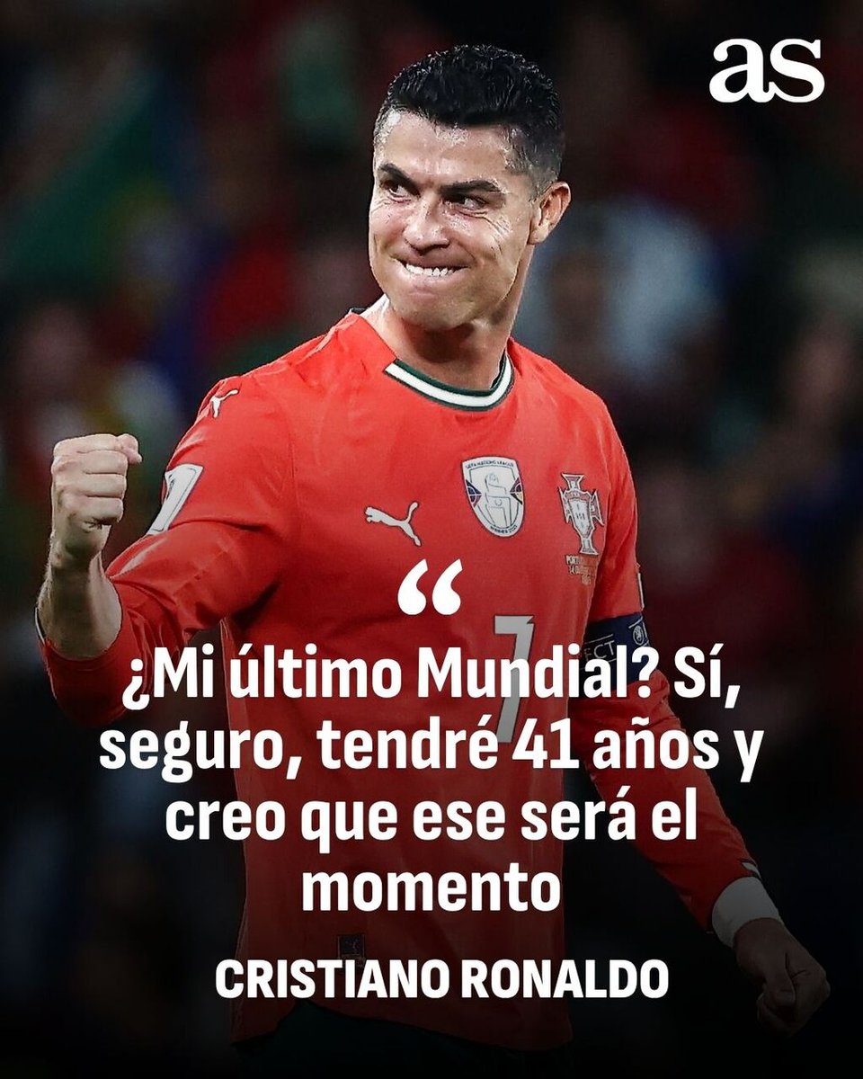 💔 ¡Cristiano admite que éste será su último Mundial!