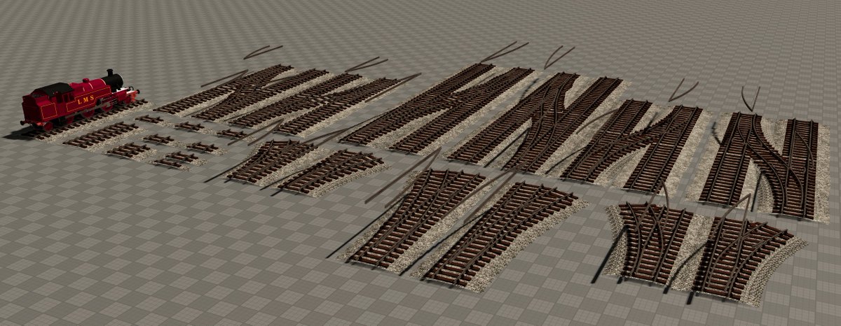 Making the Wellsworth Turntable was a quick bit of fun, had to make it just barely long enough to fit Edward, which worked out for measuring the rough length of the turntable. On top of that, I went to town working on a whole massive track pack, Still got more to do!