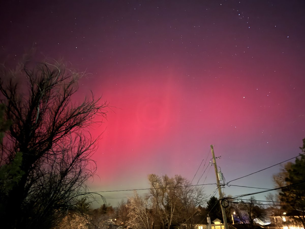 Northern Lights from Boulder!