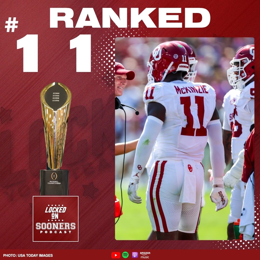 LockedOnSooners's tweet image. College Football Playoff Ranking has #Sooners as the first team out at #11. How we feeling #SoonerNation?