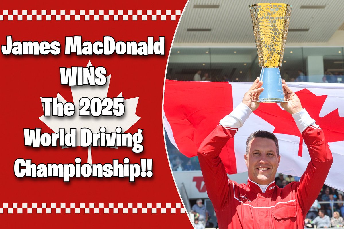 COSATV's tweet image. 🇨🇦 JAMES MACDONALD WINS THE 2025 WORLD DRIVING CHAMPIONSHIP! 🏆

Canada’s own James MacDonald captured the title in Christchurch, NZ — his 2nd career WDC win and Canada’s 6th all-time! 🙌

🥇 MacDonald – 168 pts
🥈 Hall Jr. (AUS) – 151 pts
🥉 Van Rijn (NED) – 141 pts
#WDC2025