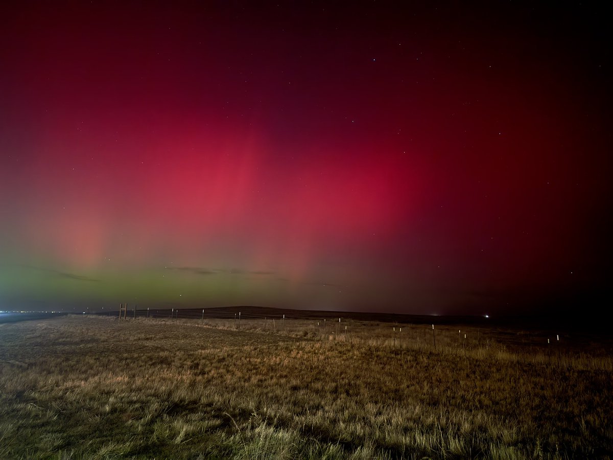 Anybody else see this in their backyard? Northern lights in Aurora, Colorado! #foxnews #cbs #nbc #9News #weather #coloradoweather