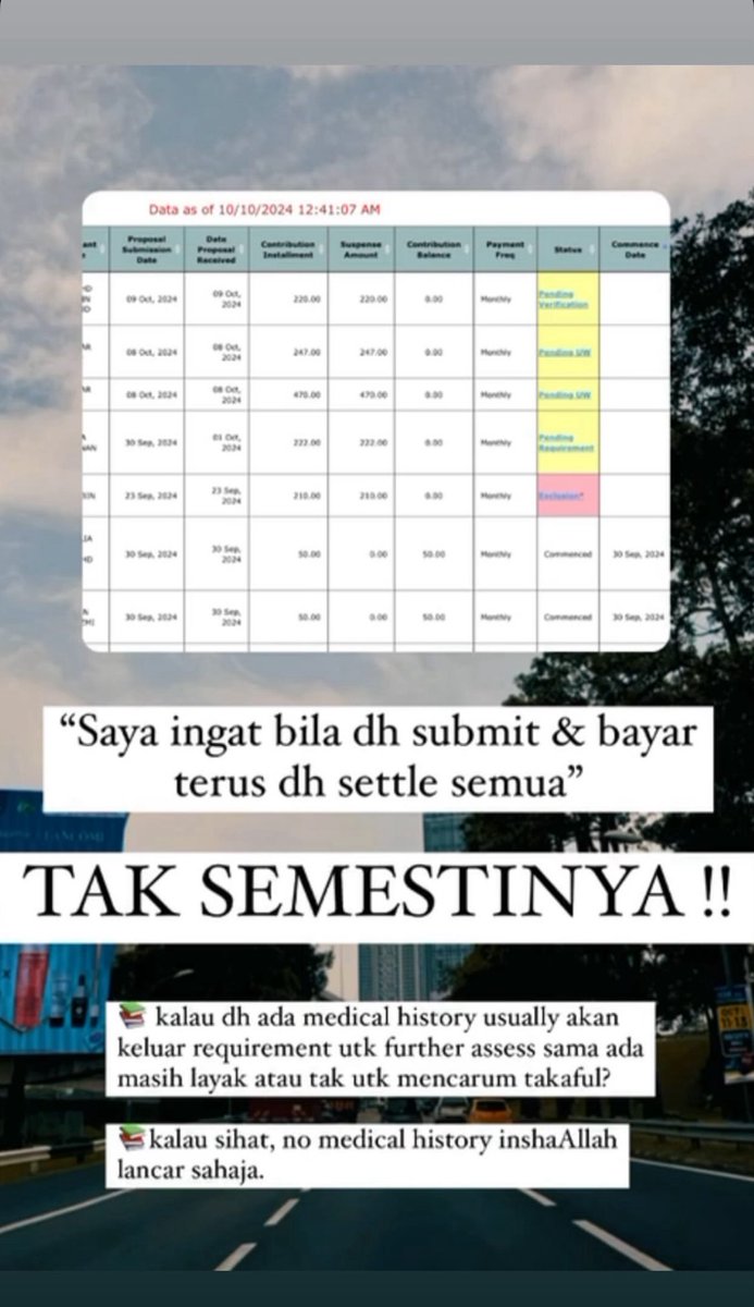 nizatulshima's tweet image. Assalamualaikum 
Morning!✨

Another day, another reminder — takaful protection isn’t a luxury, it’s a responsibility. 💡