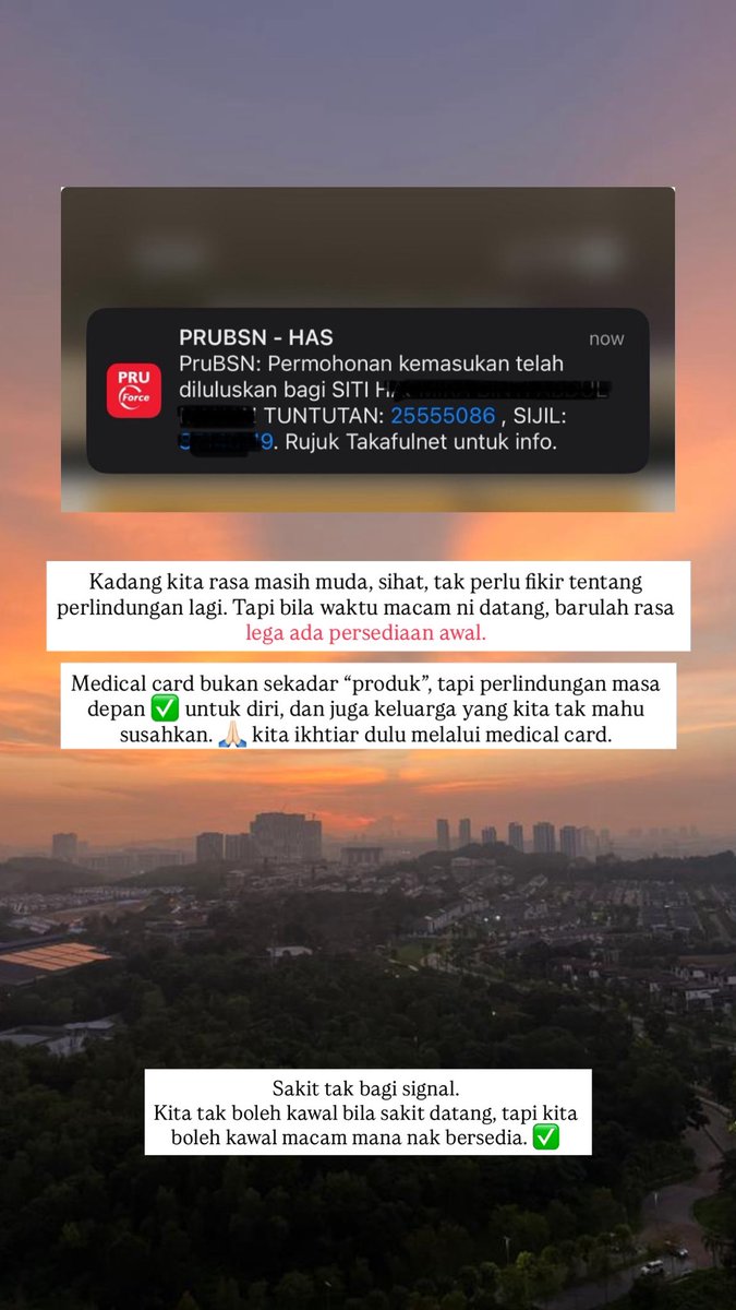 nizatulshima's tweet image. Assalamualaikum 
Morning!✨

Another day, another reminder — takaful protection isn’t a luxury, it’s a responsibility. 💡