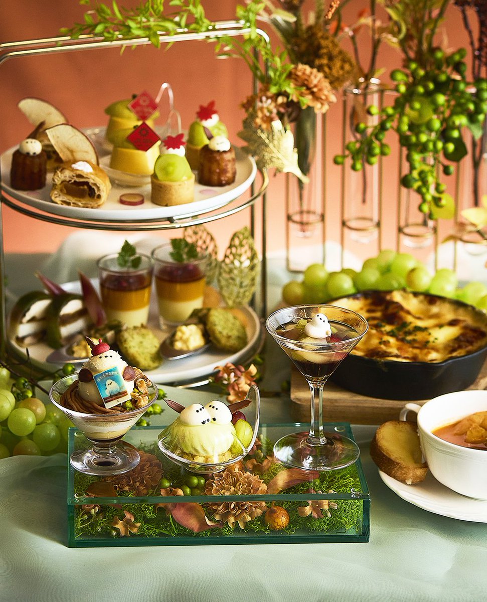 京王プラザホテル札幌の『シマエナガランチ秋～Like Afternoon Tea