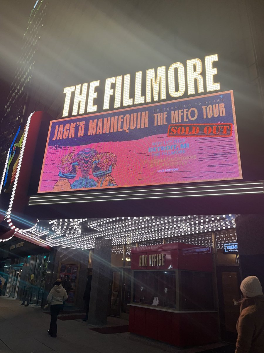 Jack’s Mannequin delivered tonight.