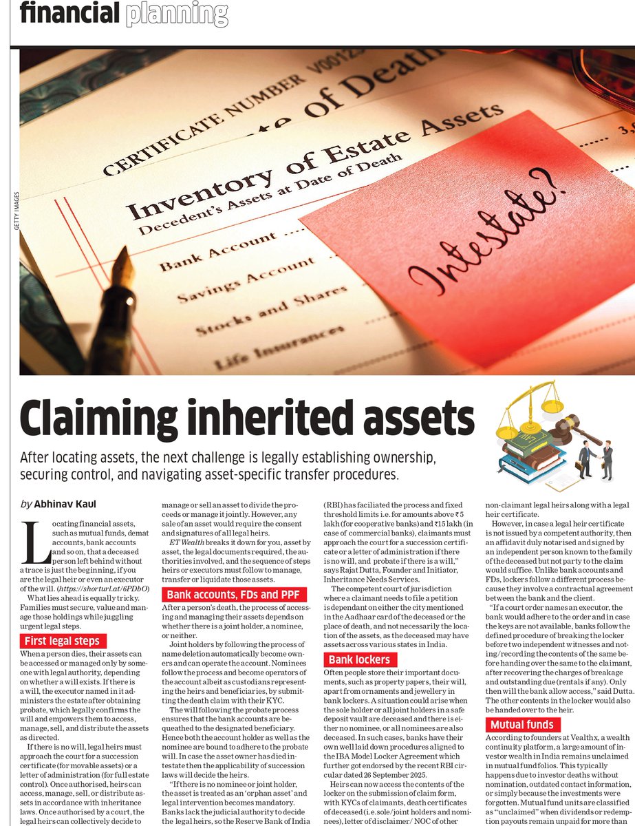 Inheritance Needs Services Pvt. Ltd. tweet media