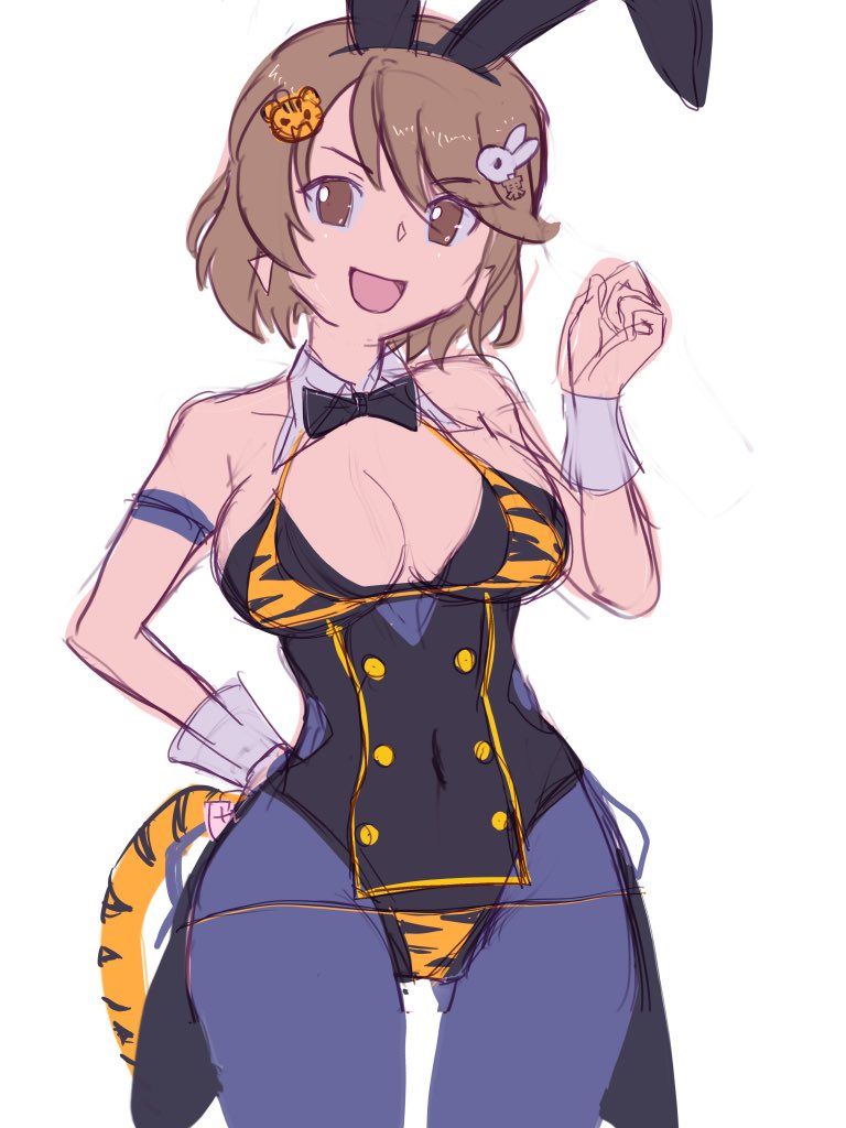 #みなさん去年の今頃はどんな絵描いてましたか
描きかけ尾長さん 