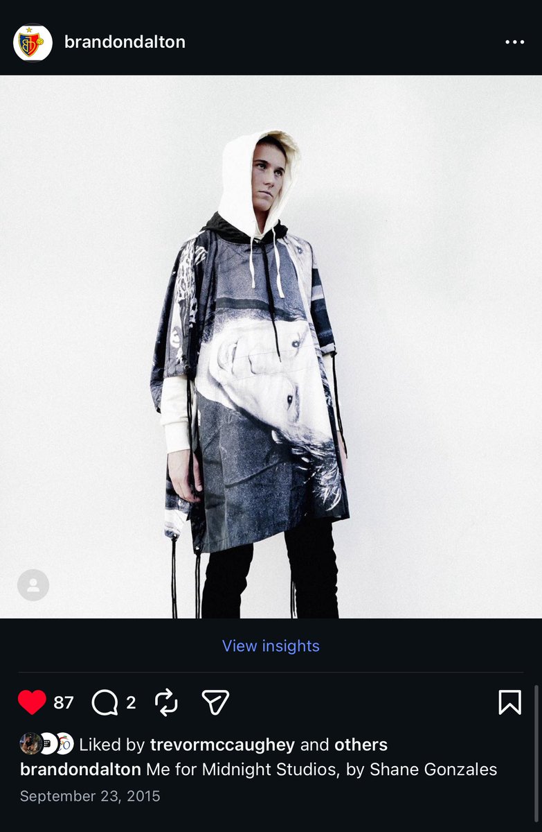 me in 2015 for Midnight Studios in Lake Elsinore— I shaved my head to do this shit just to end up putting a hood on afterwards.