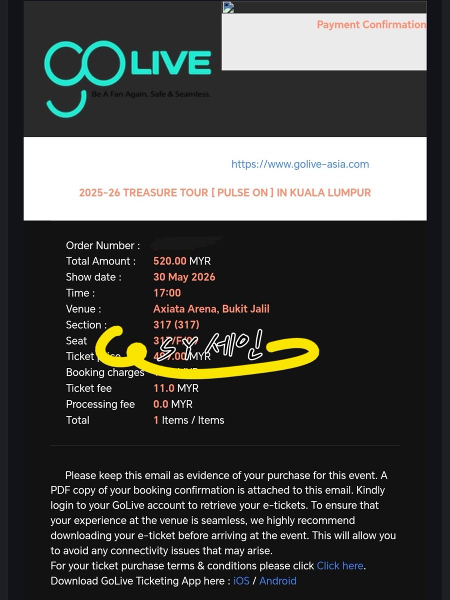 #TreasureinKL #PULSEONinKL

WTT (Want to Trade)
Have : Cat6 Section317 Row F
Want : Cat6 Section317 Row E

Dm me if you interested to trade with me 🥲 and pls help rt thank 🩵