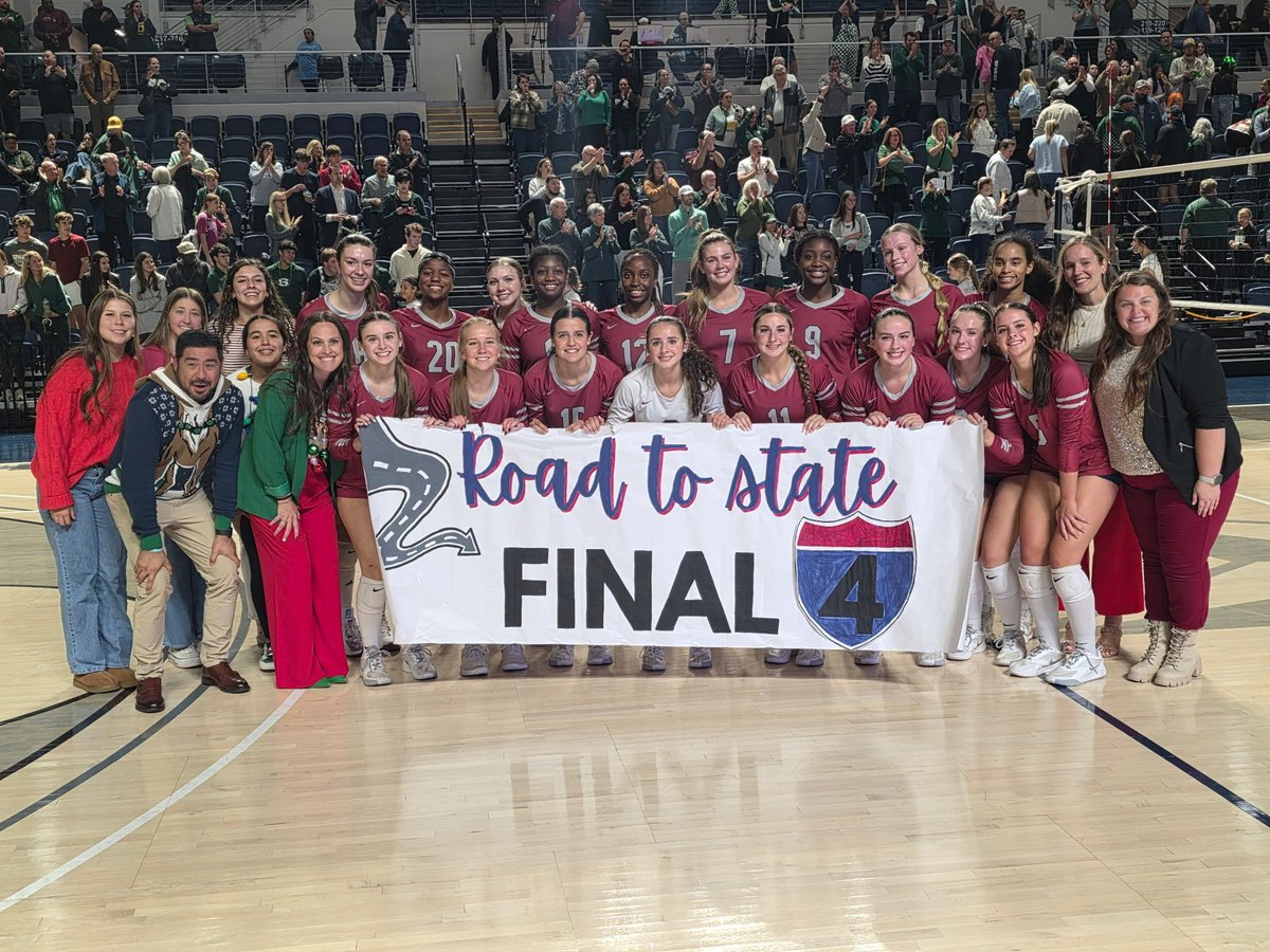 FALCONS WIN! Tompkins Volleyball wins the region and advances to the State Semi Final!