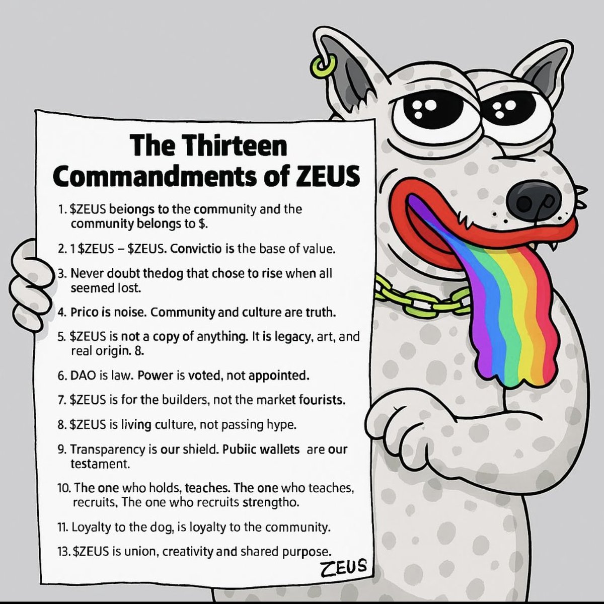 FDFsocal's tweet image. Love those picks but you gotta add
$ZEUS #CC8 
Pepe’s dog is not to be faded 
The narrative runs deep
Community has taken over 
Expect us 
@CC8CTO