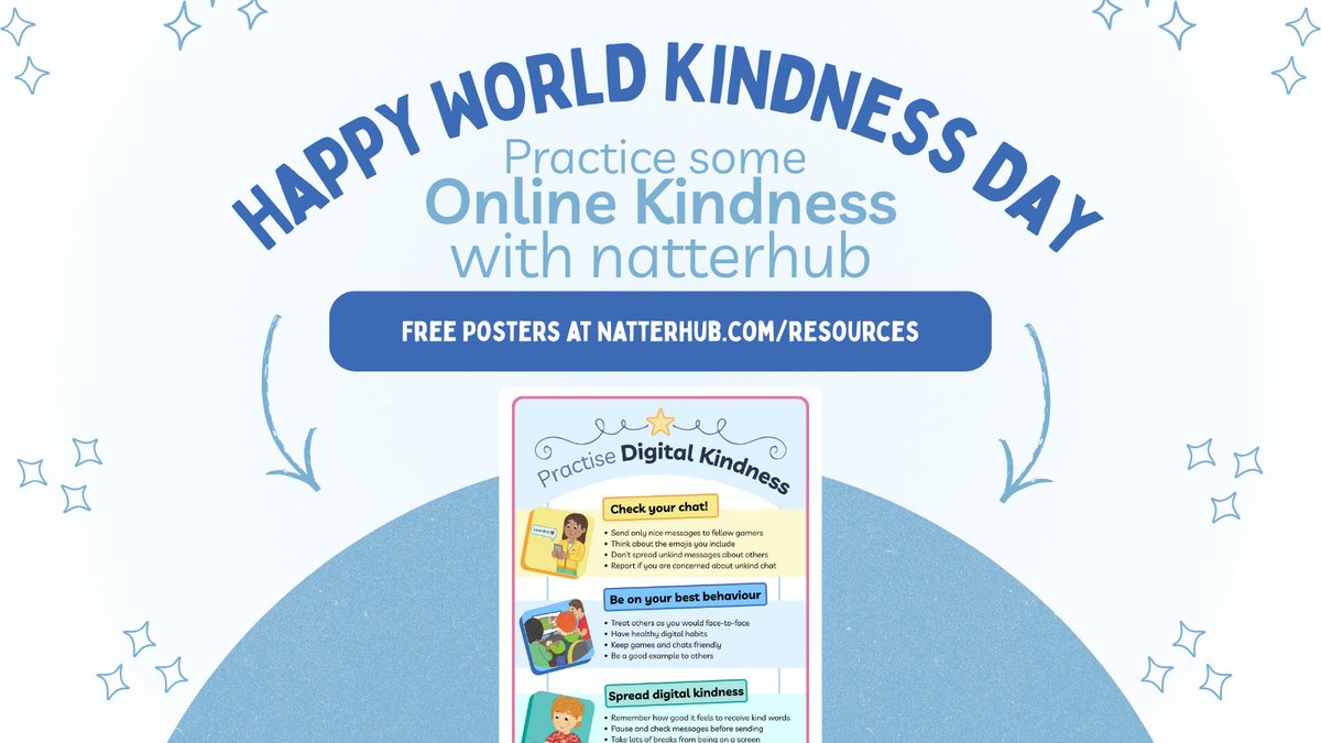 It's #WorldKindnessDay on Thursday which fits well with the #AntiBullyingWeek theme of "Power for Good." We can perfectly exercise this theme by spreading kindness. Teachers! Grab your free poster here ➡️ ow.ly/446p50XpWzK