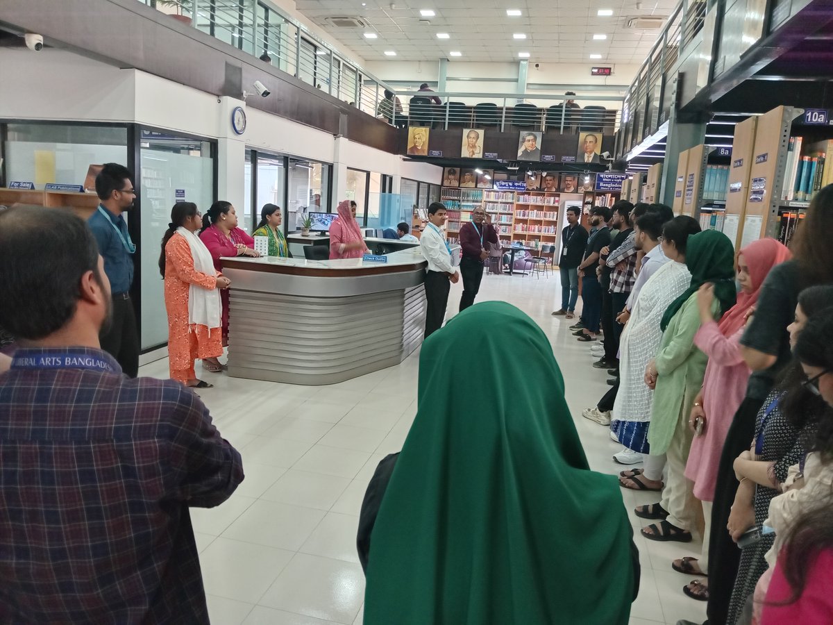 LibraryULAB's tweet image. We conducted Library Orientation for the students of BUS 1101: Introduction to Business on 11 November 2025.