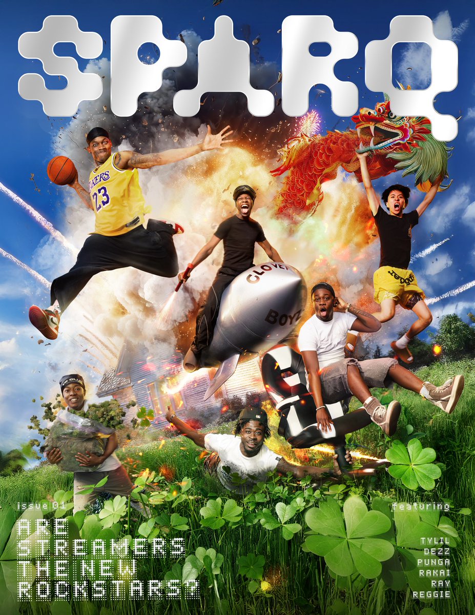 go_sparq's tweet image. Issue 01 of the first streamer/content creator magazine is out now!

Featuring the Clover Boyz 🍀