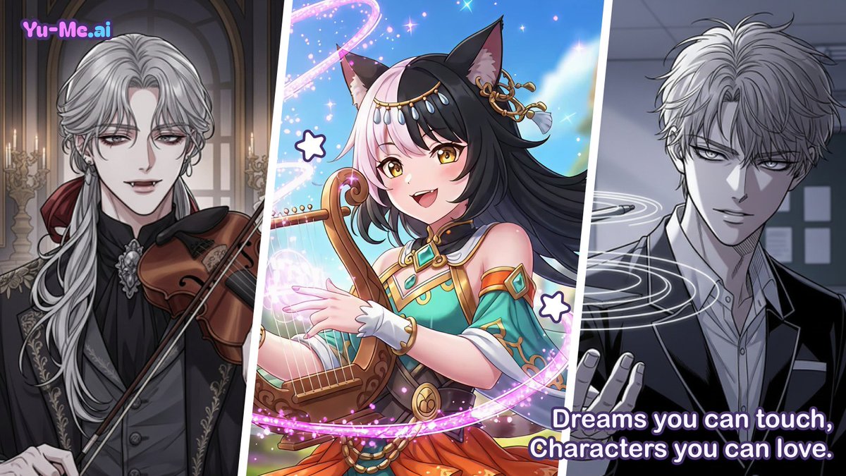 Saen_D1999's tweet image. Charming vampire, Cutie cat, or Mysterious boy?

Create your own story with them now in Yu-Me.ai! They&apos;re waiting for you💜

Dream you can touch, Character you can love
#Yume_AI #AIroleplay #AIchatbot #AIchat #AIgirlfriends #AIboyfriends