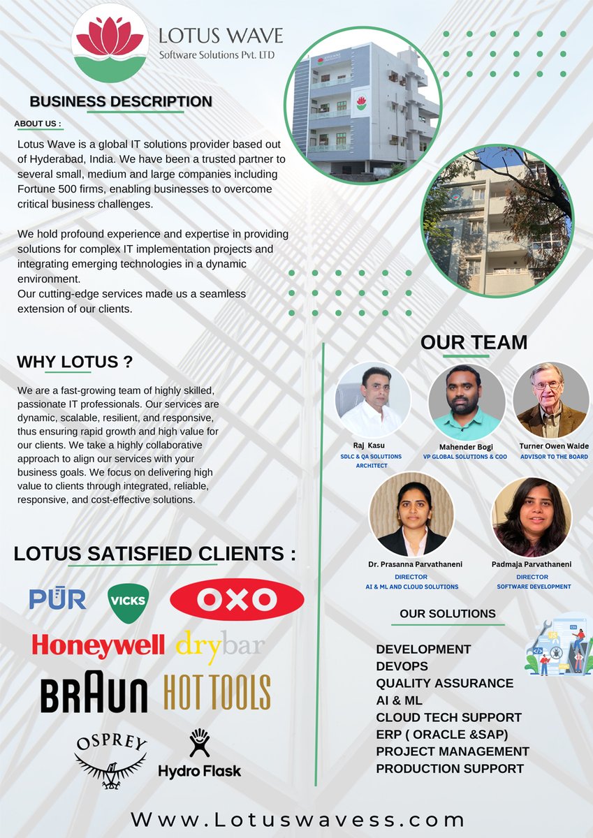 lotuswavess's tweet photo. ๐ Empowering businesses through next-gen IT!
Lotus Wave delivers innovation that drives growth.
๐ป Trusted by global brands like Drybar, Osprey, Hydroflask & OXO.
๐ https://t.co/3RYMxdeZzw
#LotusWave #ITSolutions #DigitalTransformation https://t.co/FvAaZdsd9Z