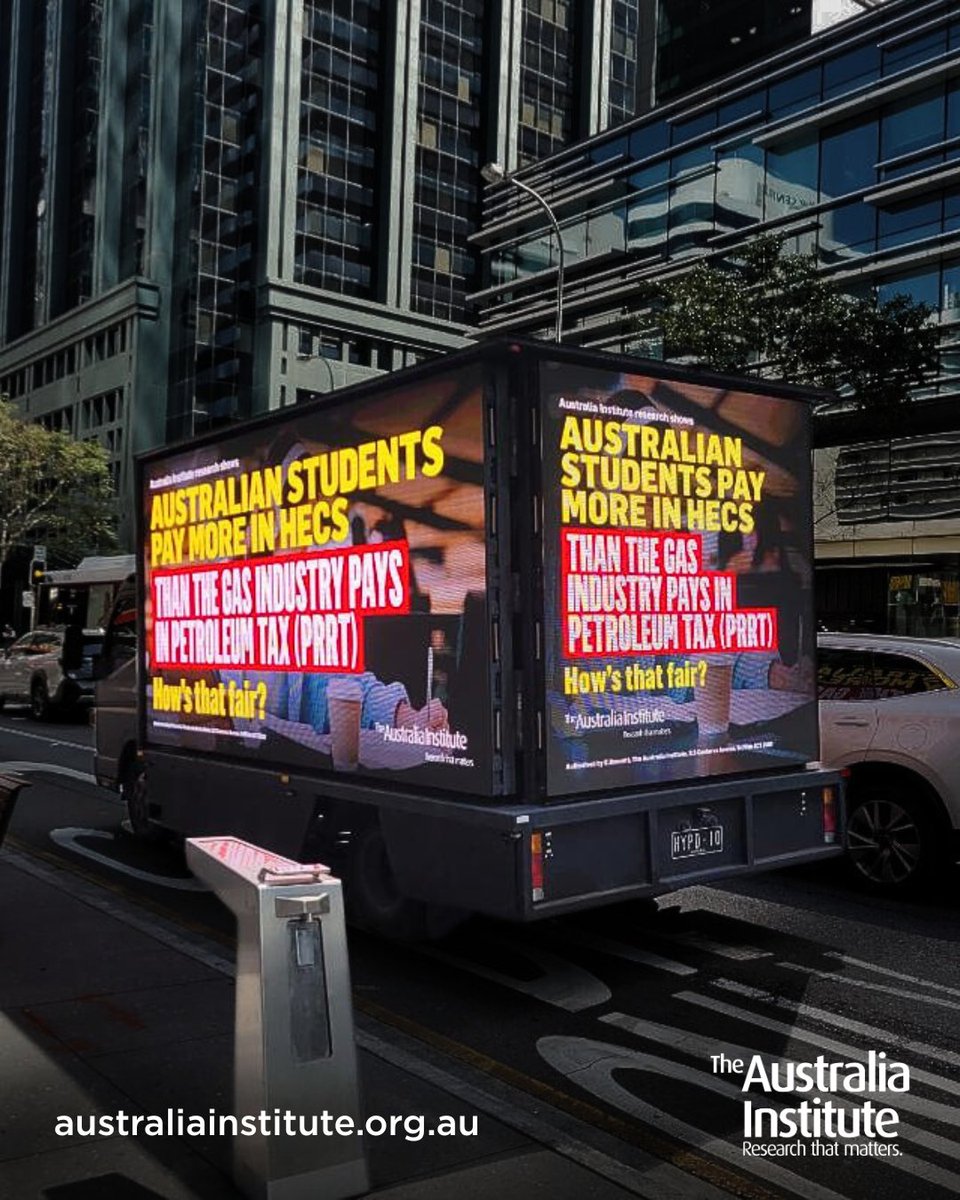 🧑‍🎓 Australian students pay more in HECS than the gas industry pays in PRRT!

💸 But Big Gas are in Brisbane today trying to get our politicians to cut their taxes even MORE!
#auspol