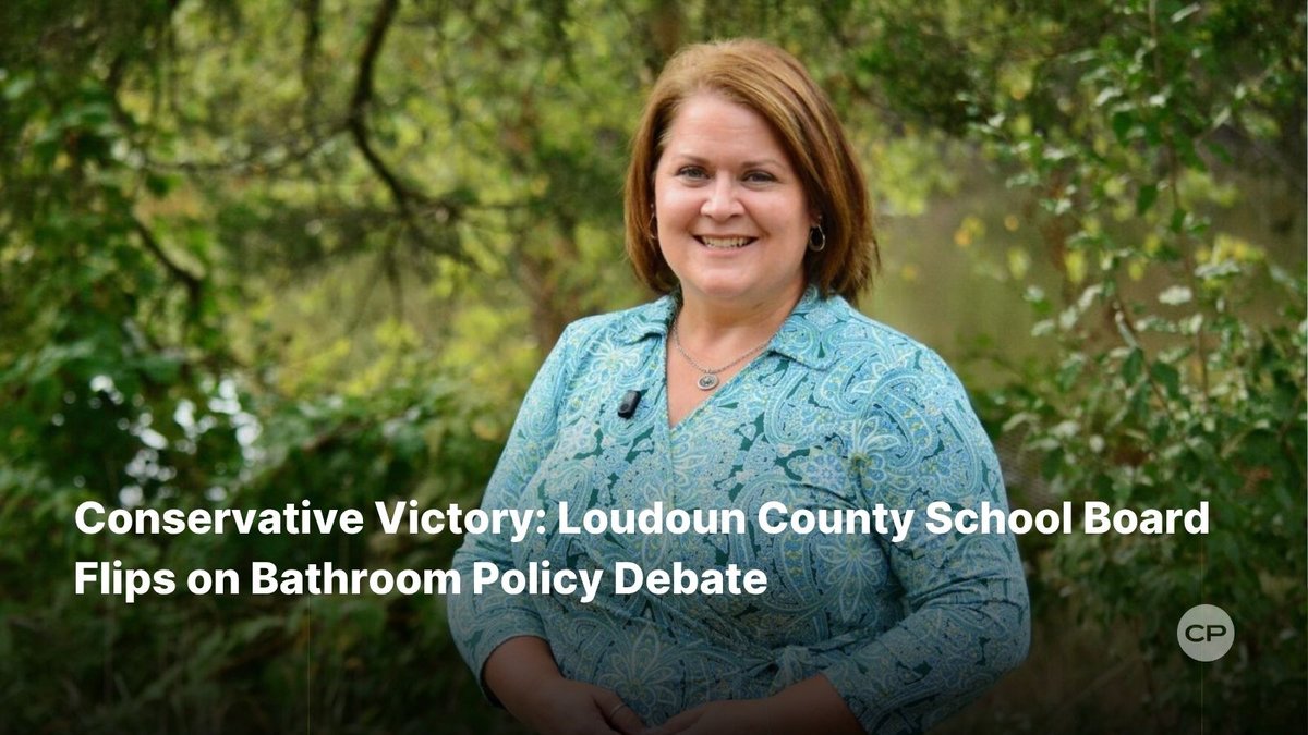 ChristianPost's tweet photo. Conservative Amy Riccardi wins Loudoun County school board seat, running on promises to revise trans-inclusive bathroom policy and give parents more say in education.
#SchoolBoard #LoudounCounty #ParentalRights #BathroomPolicy
🔗 https://t.co/uQbYt4m5S0 https://t.co/7DcNY1MzXp