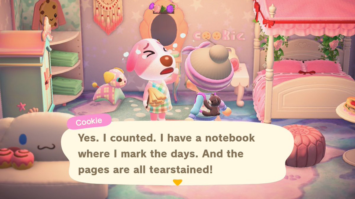 Oops… anyone else dive back in to animal crossing recently? 🥹 can’t wait for the acnh update! 💗 <a href="/animalcrossing/">Isabelle</a>