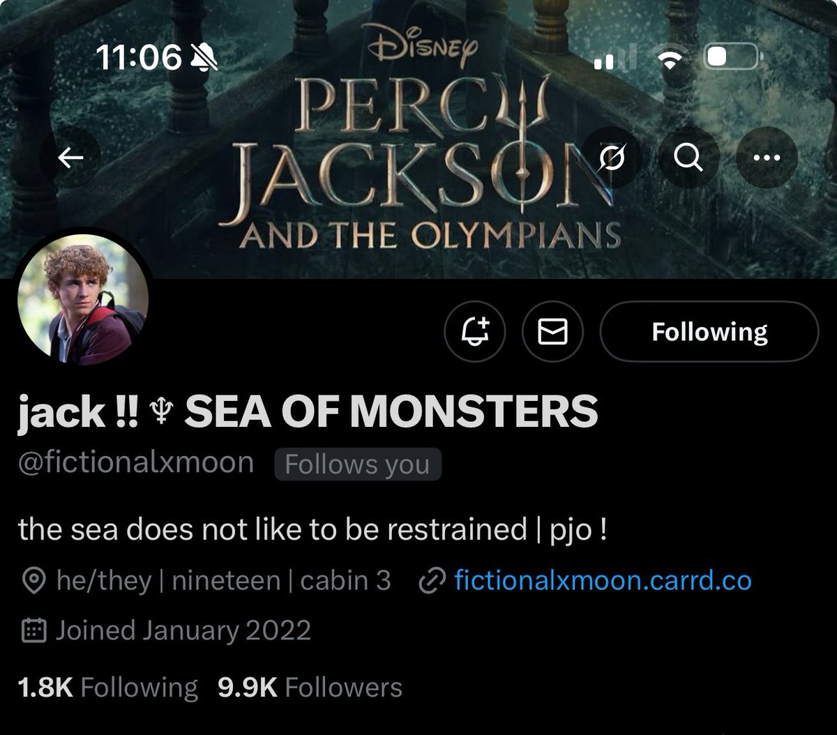 PerseusJackssn's tweet image. is there any chance we can get Jack to 10k??? he’s sooooo close pls I promise he’s a good account 🙏🙏🙏