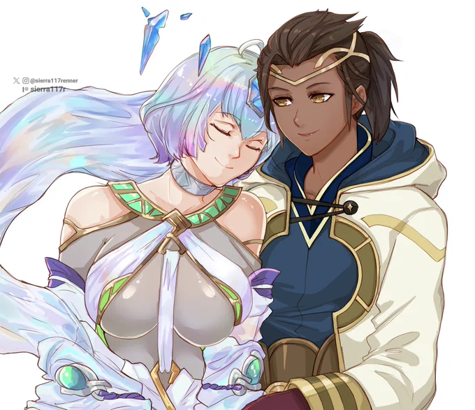 Commission done! for blazing on ko-fi! Thank you for the huge patience!! #FEH