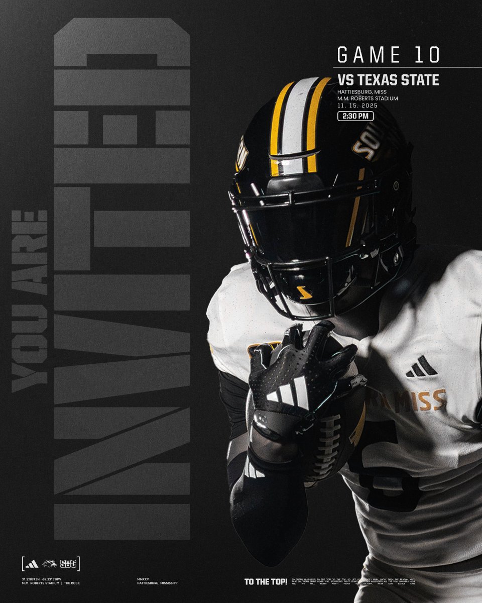 Excited to be at "The Rock" Saturday <a href="/USMFBRecruiting/">Southern Miss FB Recruiting</a> <a href="/SouthernMissFB/">Southern Miss Football</a> <a href="/CoachHuff/">Charles C. Huff</a> <a href="/CHbanderson/">Blake Anderson</a> <a href="/severett_DFO/">Sharrod Everett</a>  <a href="/Reed5G/">Reed Grable</a>  <a href="/JackJacoby17/">Jack Jacoby</a> <a href="/bowling_brandon/">brandon bowling</a> <a href="/GSGManagement/">Growthsportsgroup</a>  <a href="/CoachWoods41/">George Woods</a> <a href="/BuckFitz/">NPA/SUPERMAX 100</a> <a href="/Hunter_DeNote/">Hunter DeNote</a> <a href="/BlairAngulo/">Blair Angulo</a> 
<a href="/jaxon_rose8/">Jaxon Rose</a> <a href="/NatlPlaymkrsAca/">NatlPlaymkersAcademy</a> <a href="/Rivals/">Rivals</a>
<a href="/PrepRedzoneGA/">Prep Redzone Georgia</a>