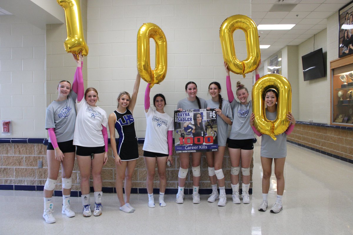 SadlerRayna's tweet photo. I’m happy to say I hit 1000 kills back in district play! I’m forever grateful for the opportunity to play this sport. https://t.co/nD7f0rWtOY