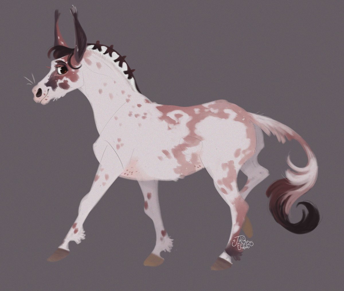 I'll never draw enough draft mules