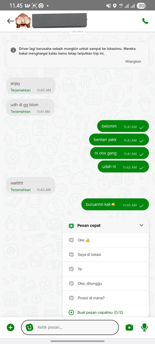 dapet gojek temen rumah waktu kecil😭