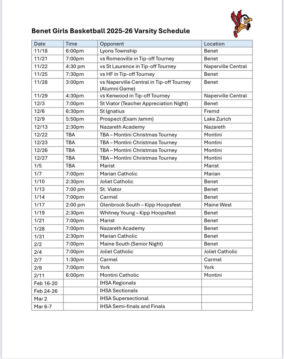 Ready for senior season with <a href="/BenetGBB/">Benet Girls Basketball</a>. Looking forward to getting the season started next week. Let’s go Wings!!  Here’s our schedule:

<a href="/SpiderWBBall/">Richmond Women’s Basketball</a>