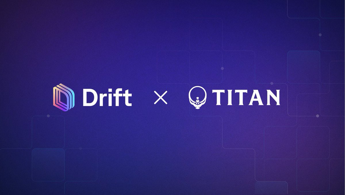 Everyone’s will soon start talking about it 👀 

<a href="/Titan_Exchange/">Titan</a> and <a href="/DriftProtocol/">Drift</a>  just hopped on a clean collab. one which early users get rewarded for simply swapping smart.

Here’s why this partnership is a big deal 🧵👇

Drift Protocol &amp; Titan DEX just dropped a collab for