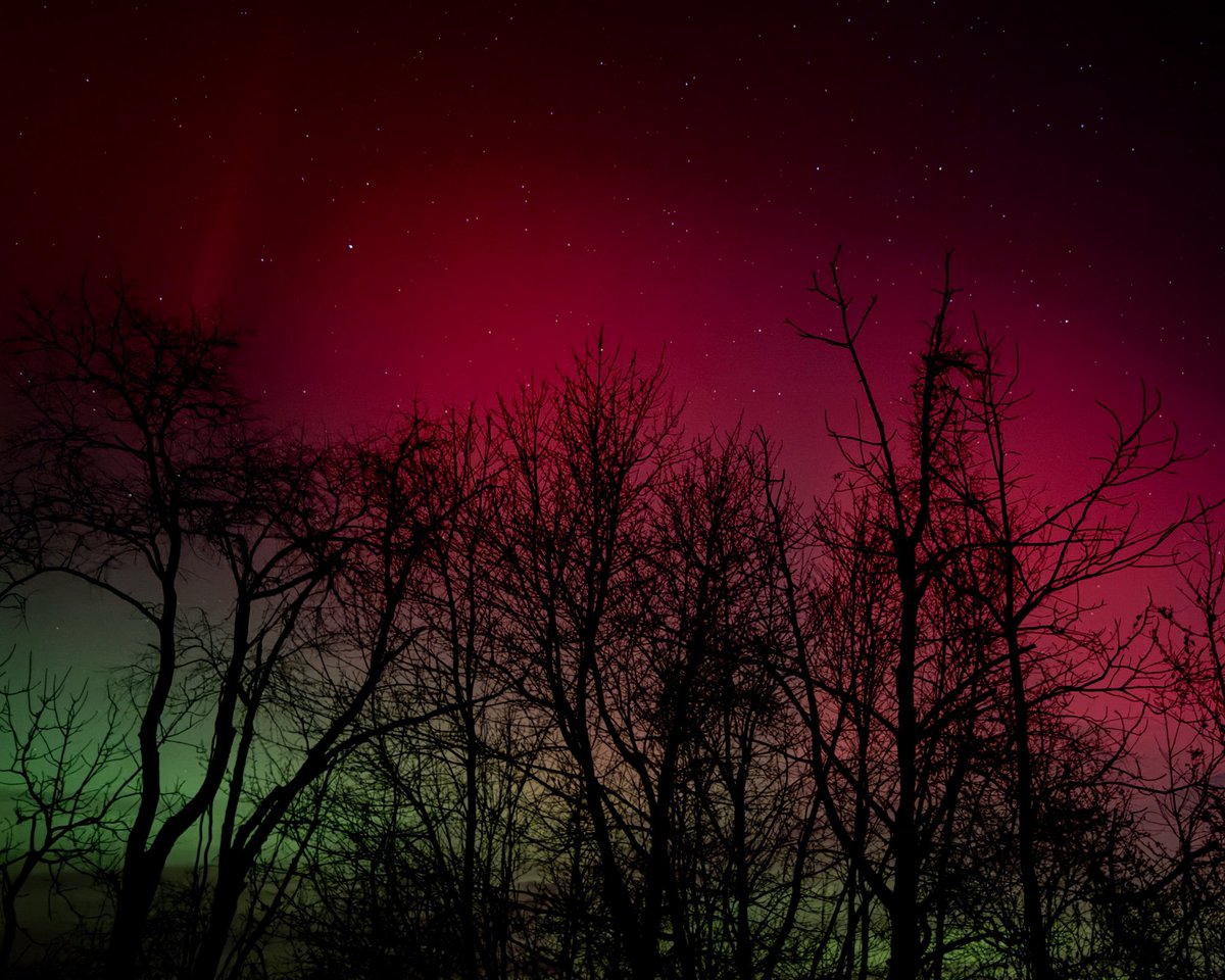 ojuhhx's tweet photo. The Northern Lights seen from Central PA tonight.

#AuroraBorealis #NorthernLights https://t.co/n0YmGkxxZZ