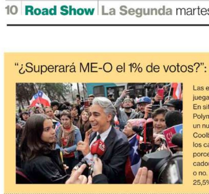 Los medios y la ultraderecha tienen claro que el candidato progresista con más ideas y preparación para derrotarlos es Marco Enríquez Ominami. Y por eso desataron una burda campaña para minimizarlo con encuestas truchas. Pero se llevaran una gran sorpresa  con <a href="/marcoporchile/">Marco Enríquez-Ominami</a>