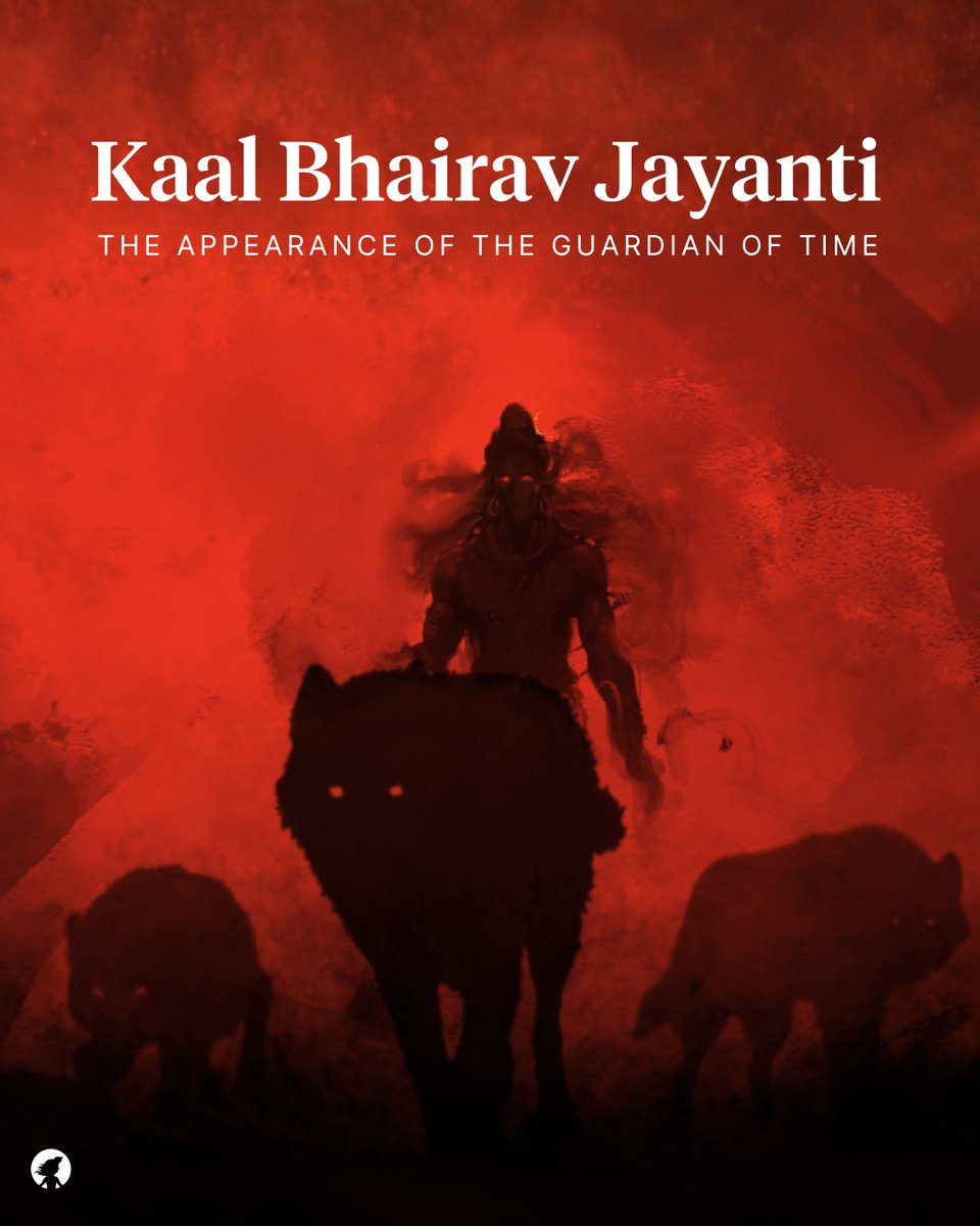 bhavesh_yuj's tweet photo. Kaal Bhairav stands as the Kshetrapal of this sacred land the guardian who watches, protects, and restores balance when darkness rises. His mere presence Is enough to tremble the evil and upheld Dharma.

On this sacred day, may the force of Bhairav flow through the sacred land of Bharat, destroying all that is impure, removing fear, and awakening strength in every heart. May His energy guide us toward righteousness and truth.

Shubh Kaal Bhairav Jayanti 🔱