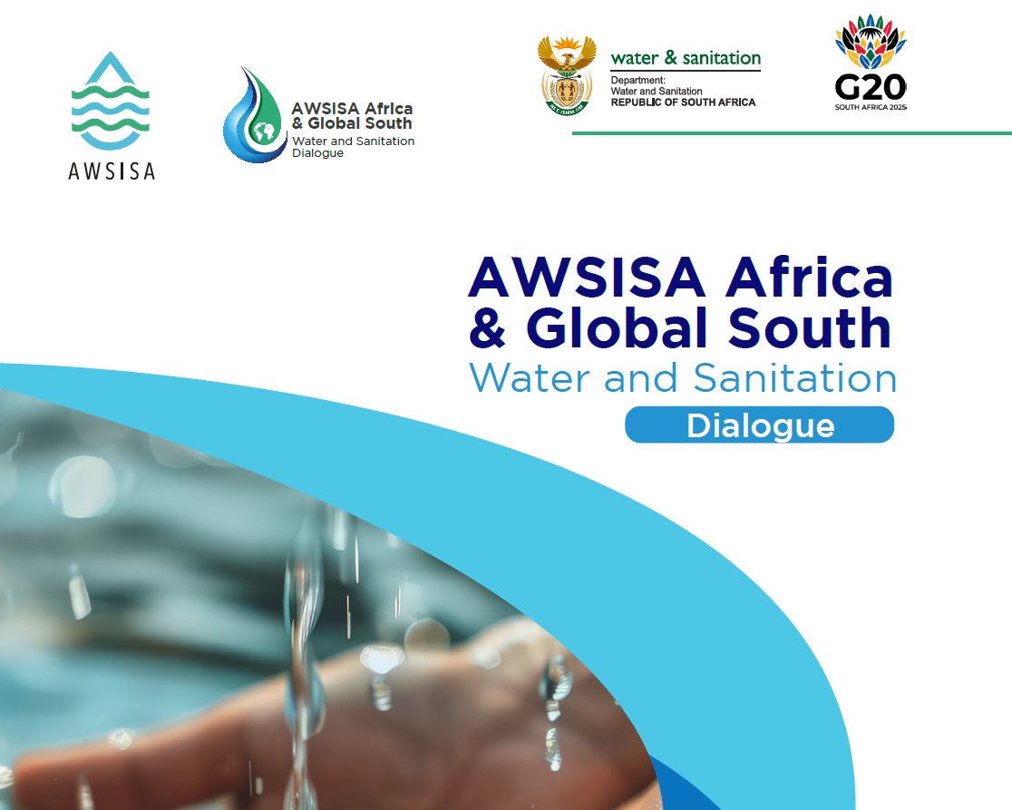 💧🌍 It’s the final day of the <a href="/Afriwatersan/">AWSISA-Afriwatersan25</a> 2025 Africa &amp; Global South Water and Sanitation Dialogue!

4 Days of collaboration, innovation &amp; shared learning come to a close at Emperors Palace, celebrating a united drive for a sustainable water future.

#WaterSecurity