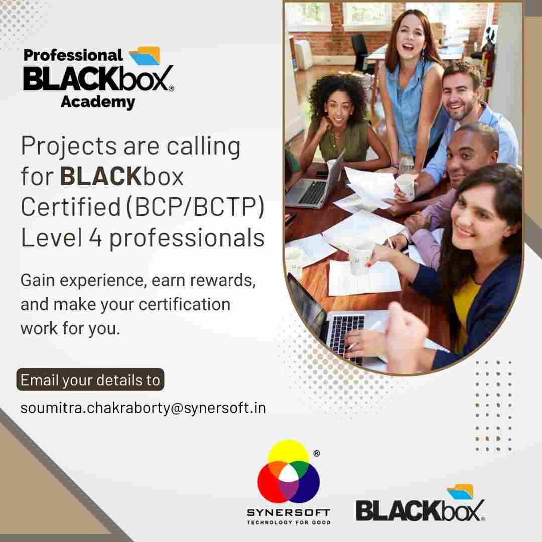 SynersoftTech's tweet image. 💼 Projects available for BCP/BCTP Level 4 graduates!
Work on live data protection &amp;amp; IT management setups.

📩 Share your certification &amp;amp; resume at soumitra.chakraborty@synersoft.in

#BLACKbox #BCP #BCTP #ProjectOpportunity #ITCareer