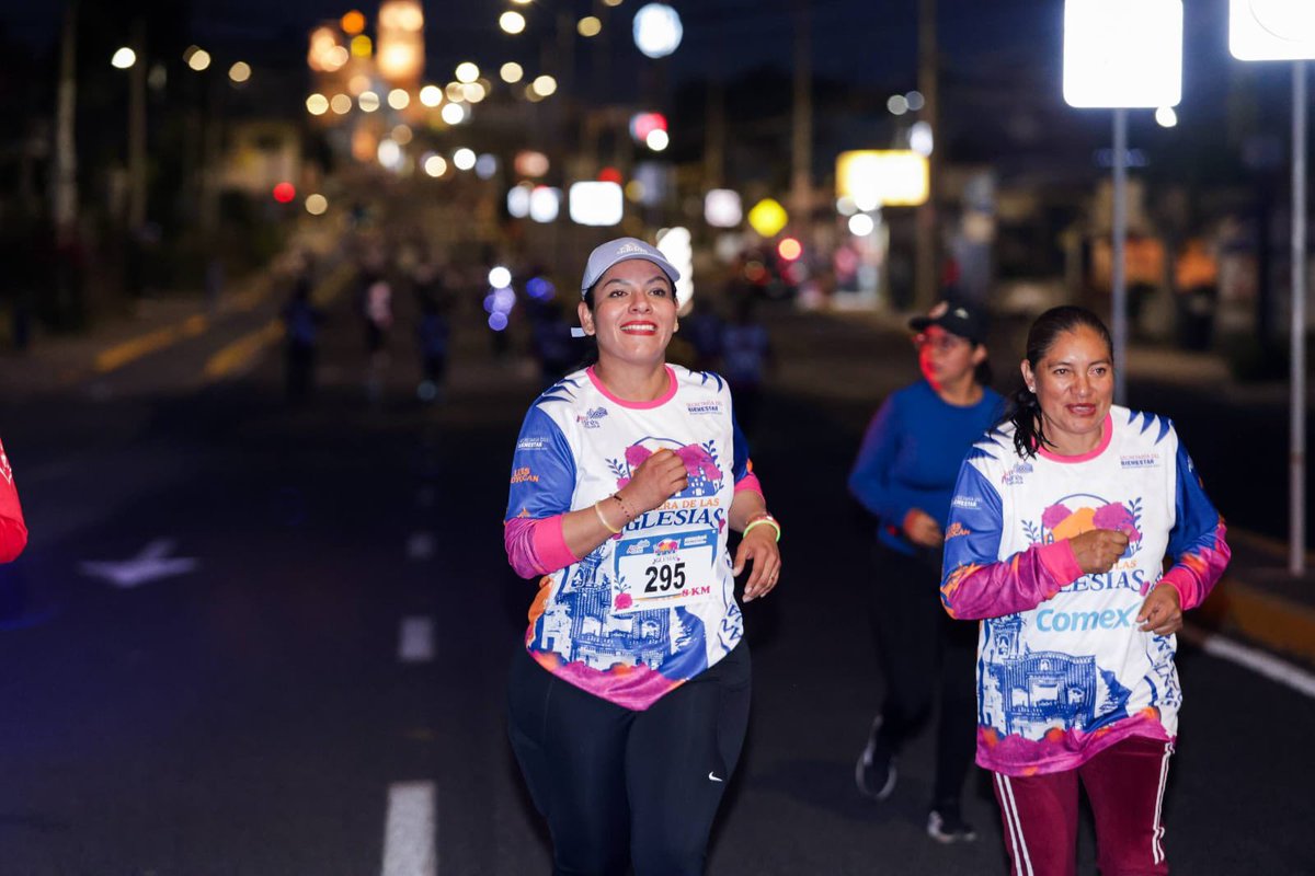 Impulsa Lupita Cuautle el deporte y la convivencia familiar con la primera edición de la Carrera de las Iglesias 2025.