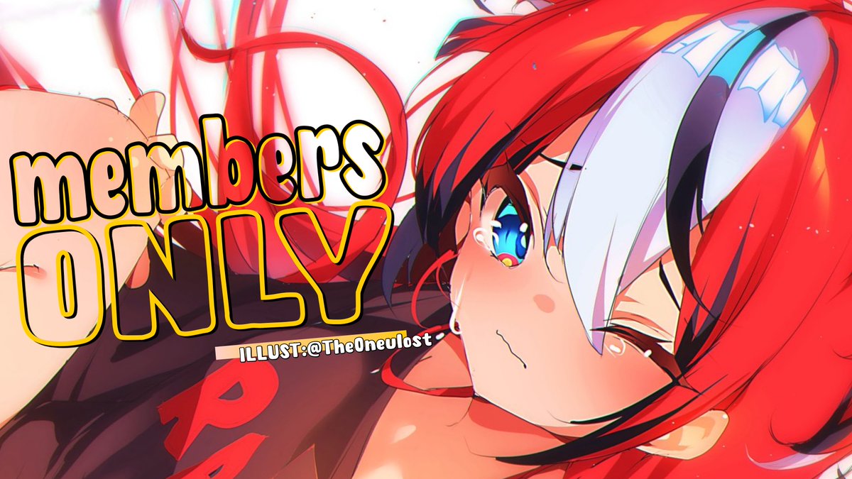 ✨MEMBERS ONLY✨

come for your updates on the rat 

【JUST CHATTING】
🎲youtube.com/live/5M3ArAdQ4…
| 10 AM JST | 5PM PST |
 
#TeleBae